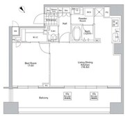 コンフォリア渋谷ウエスト 1006 間取り図