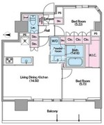 コンフォリア東新宿ステーションフロント 1102 間取り図