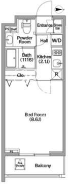 コンフォリア馬込 412 間取り図