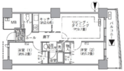 アクティ汐留 3614 間取り図