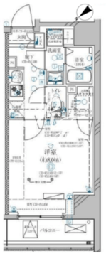 ディアレイシャス鶯谷 302 間取り図