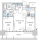 JP noie 蔵前 2104 間取り図
