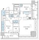 JP noie 蔵前 2210 間取り図