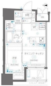 ズーム大島 302 間取り図