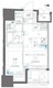 ズーム大島 1202 間取り図