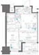 ズーム大島 804 間取り図