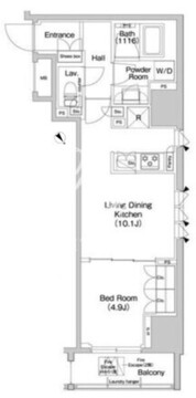 コンフォリア浅草橋 506 間取り図