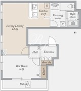 アーバンパーク王子 501 間取り図