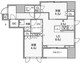 シーズンフラッツ新御徒町 406 間取り図
