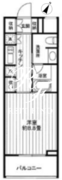 クロスレジデンス白金高輪 202 間取り図