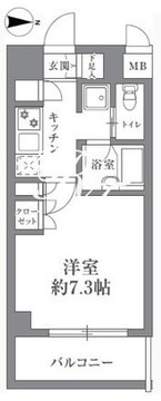 HF駒沢公園レジデンスタワー 108 間取り図