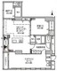 東雲キャナルコートCODAN 12-1101 間取り図