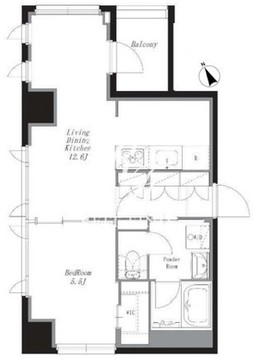 コレット麻布 301 間取り図