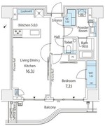 パークコート南青山三丁目 302 間取り図
