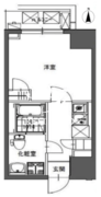 ラシーヌ東上野 801 間取り図 ?>