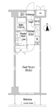 コンフォリア墨田立花 505 間取り図