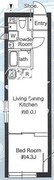 UCM蒲田 403 間取り図