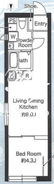 UCM蒲田 503 間取り図