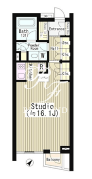 ル・シヤージュ神宮前 210 間取り図