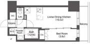 ミュプレ巣鴨駅前 302 間取り図