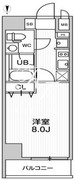 レオーネ南千住2 803 間取り図