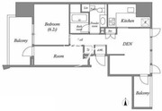 CAVANA+麻布台 1201 間取り図