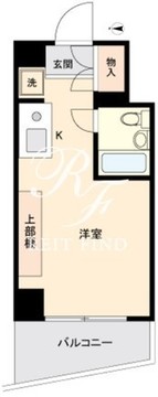 ワンルーフフラット西早稲田 705 間取り図