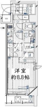 レガリス大島 301 間取り図