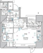 ディアレイシャス錦糸町 901 間取り図 ?>