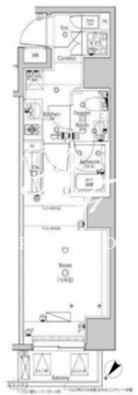 シーフォルム外苑前 203 間取り図