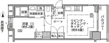 東雲キャナルコートCODAN 18-1212 間取り図