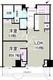 パークコート神宮北参道ザタワー 1213 間取り図