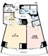 パークコート神宮北参道ザタワー 20F-1 間取り図