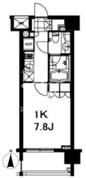 芝ウエスト 602 間取り図