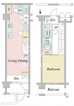 ニューシティアパートメンツ亀戸 209 間取り図