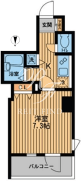 プライムアーバン本郷壱岐坂 1003 間取り図