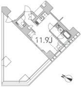 グランデュオ上馬 401 間取り図