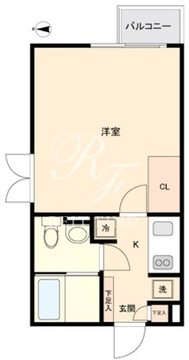 ルクレ三軒茶屋南 302 間取り図