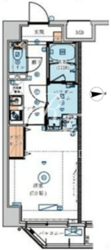 リヴシティ墨田 404 間取り図