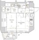 ログ初台 503 間取り図