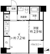 ハイリーフ上野 1103 間取り図