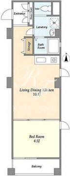 リバーレ九段南 303 間取り図