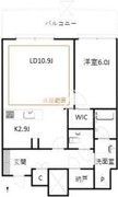 白金ザ・スカイ E-604 間取り図