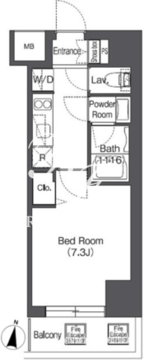 コンフォリア大島DEUX 904 間取り図