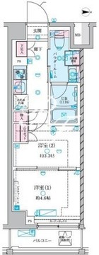 ジェノヴィア押上2 303 間取り図