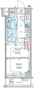 ジェノヴィア押上2 202 間取り図