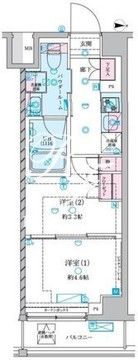 ジェノヴィア押上2 302 間取り図