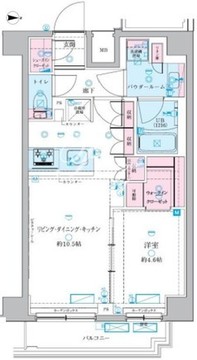 ジェノヴィア押上2 201 間取り図