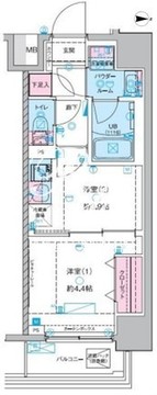 ジェノヴィア木場2 304 間取り図