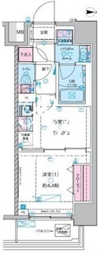 ジェノヴィア木場2 704 間取り図